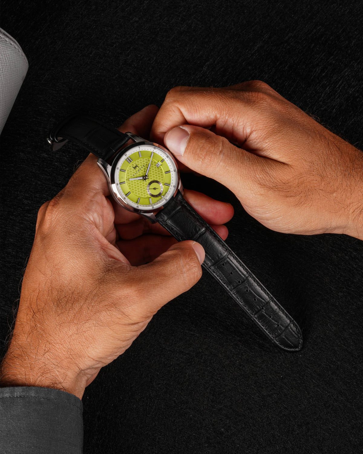 Fathers Always Viridis - Orologio Small Seconds Automatico Swiss Made 38mm