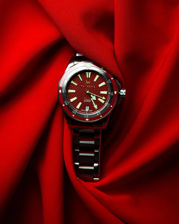 Fathers Watches Red 40mm