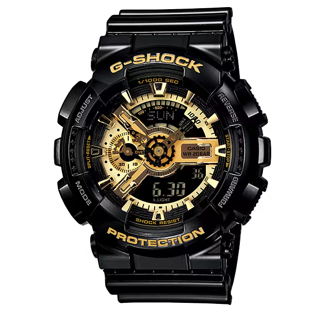 Casio G-Shock Black and Gold GA-110GB-1AER