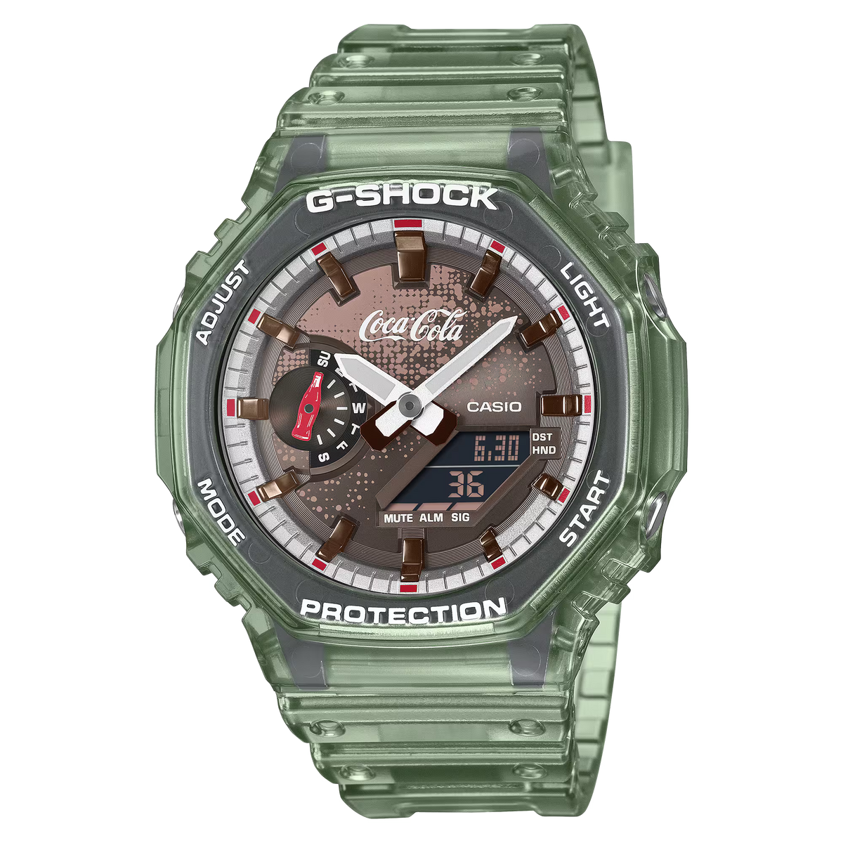 Casio G-Shock Coca-Cola® collaboration model GA-2100CC-3AJR
