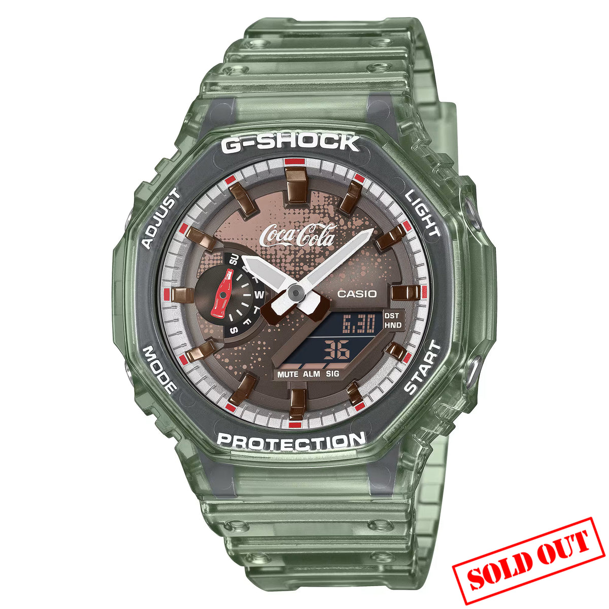 Casio G-Shock Coca-Cola® collaboration model GA-2100CC-3AER