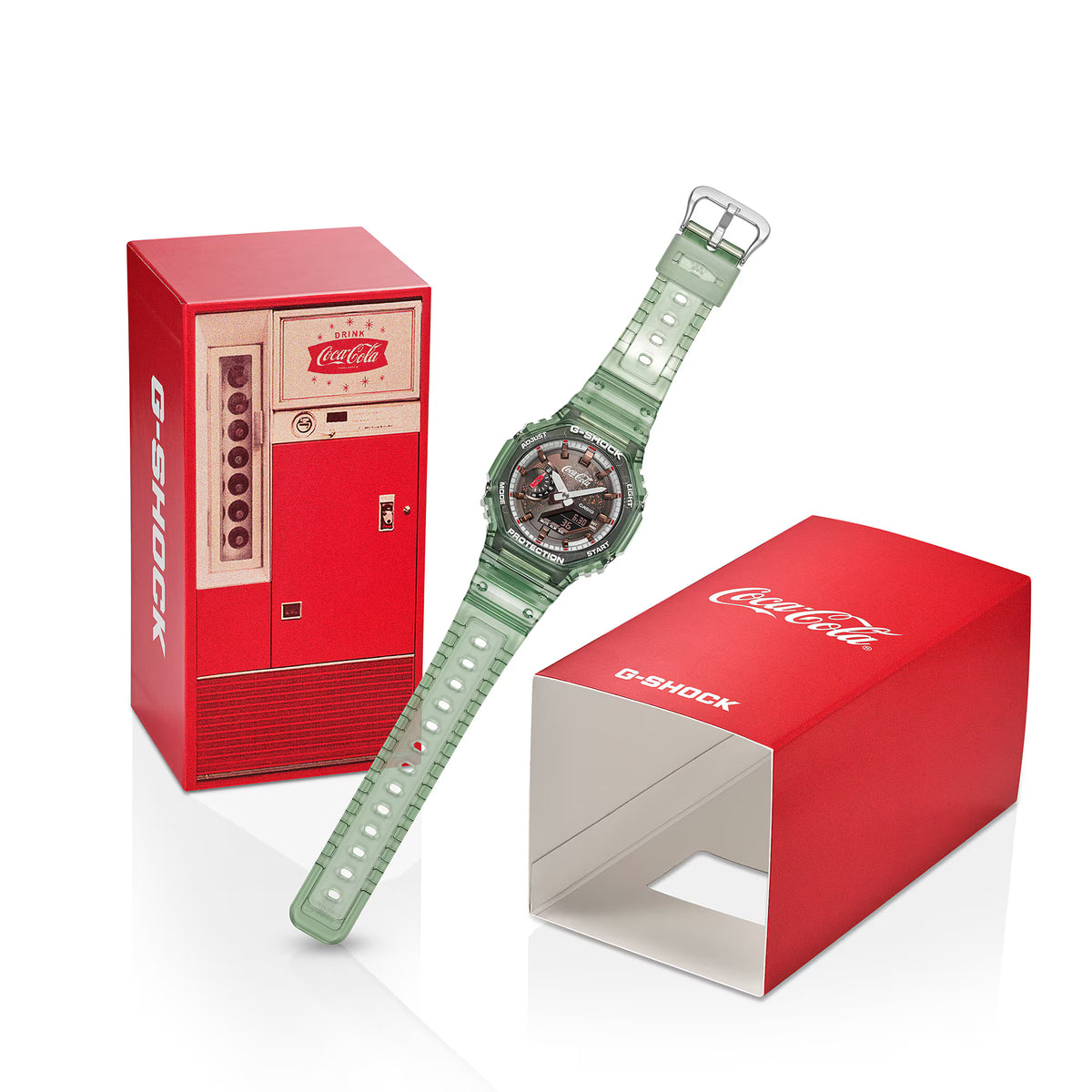 Casio G-Shock Coca-Cola® collaboration model GA-2100CC-3AER