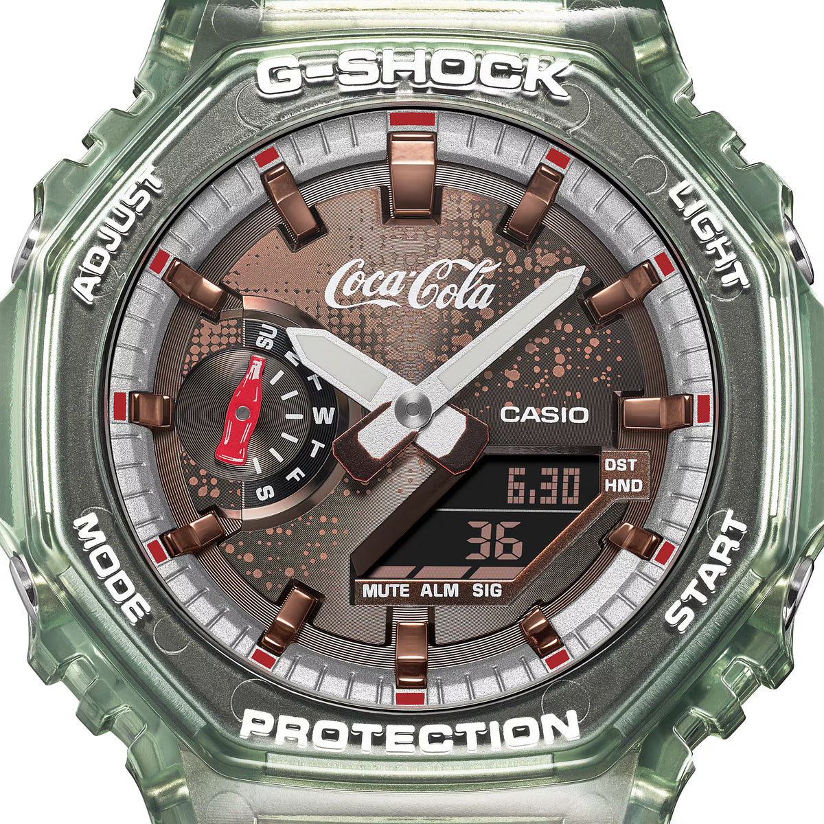 Casio G-Shock Coca-Cola® collaboration model GA-2100CC-3AER