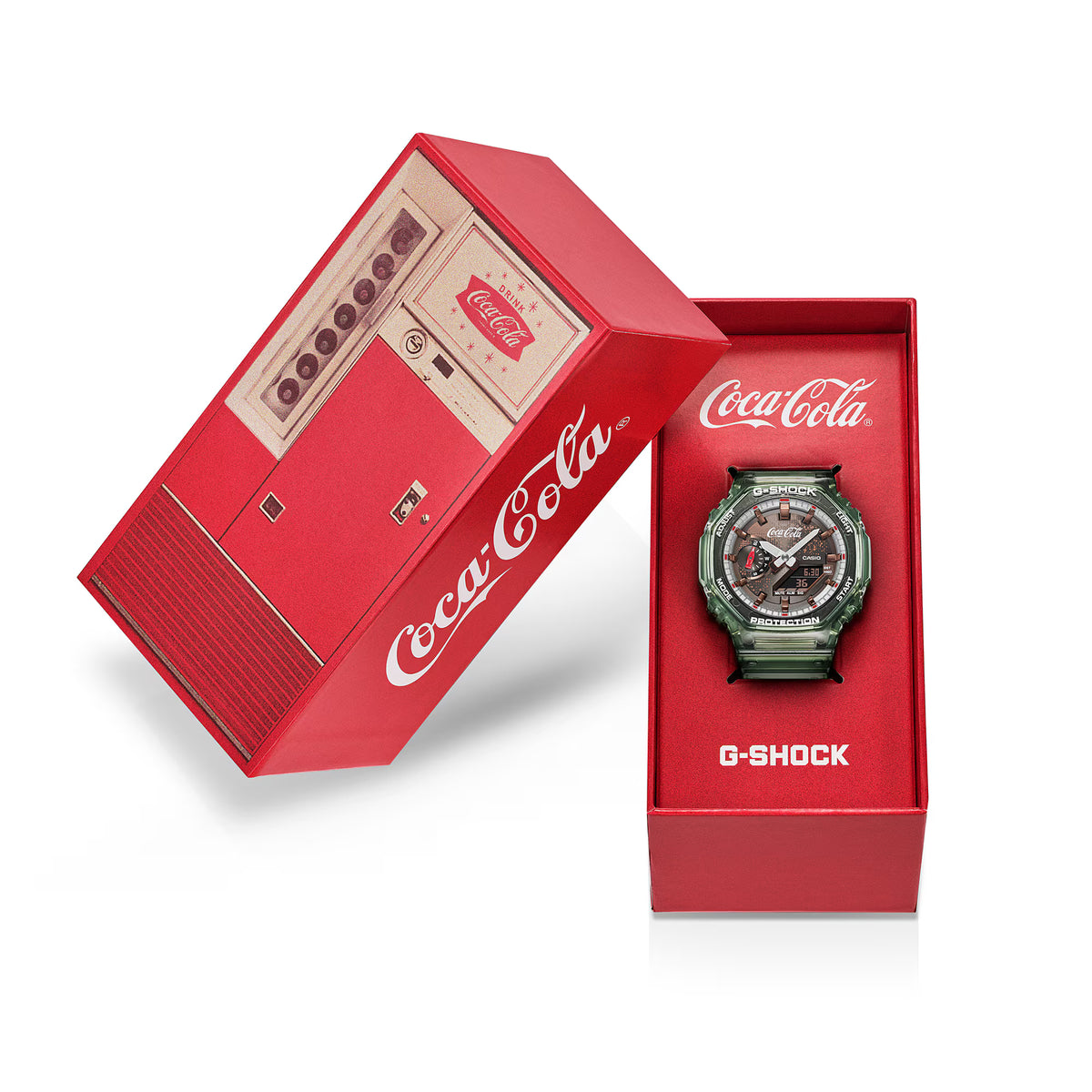 Casio G-Shock Coca-Cola® collaboration model GA-2100CC-3AER