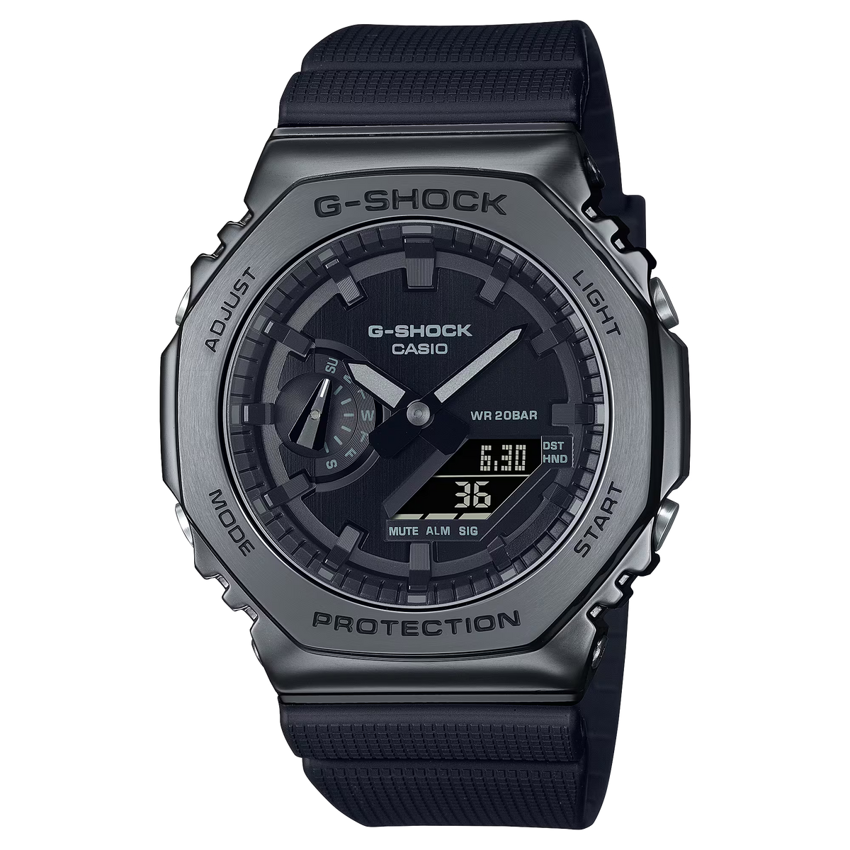 Casio G-Shock GM-2100BB-1AER à revêtement métallique