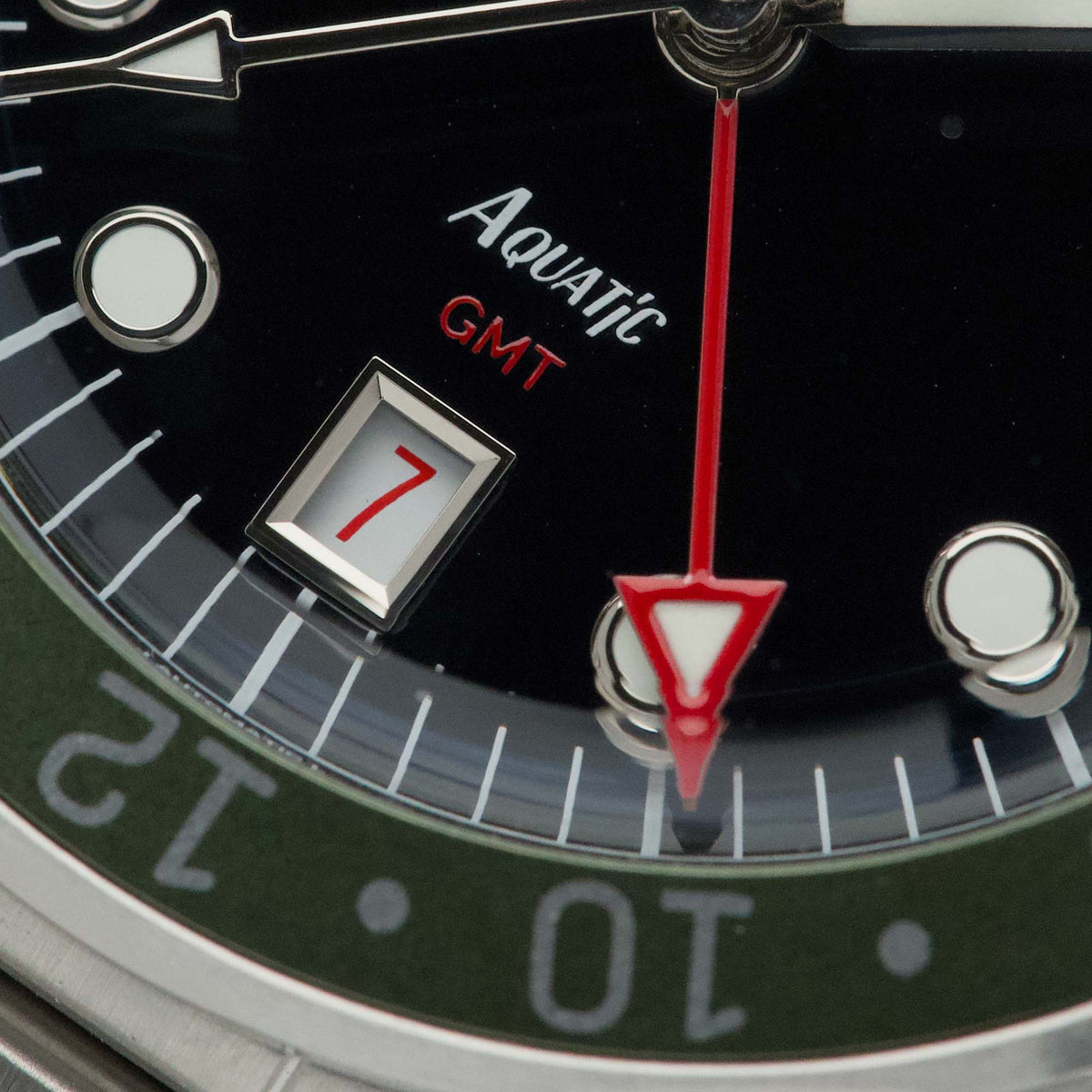 HTD Watches Aquatìc GMT World Timer Departure Green