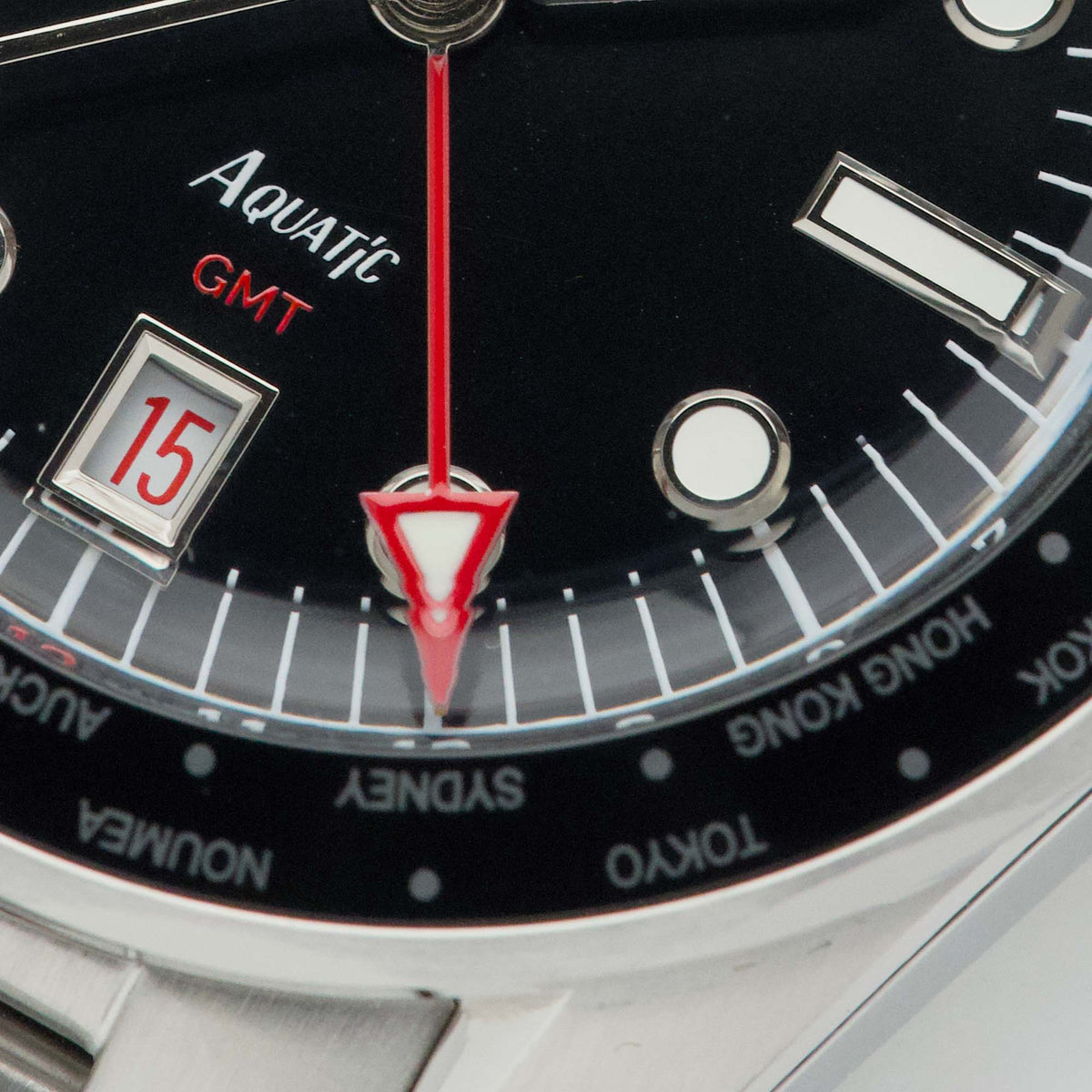 HTD Watches Aquatìc GMT World Timer nero