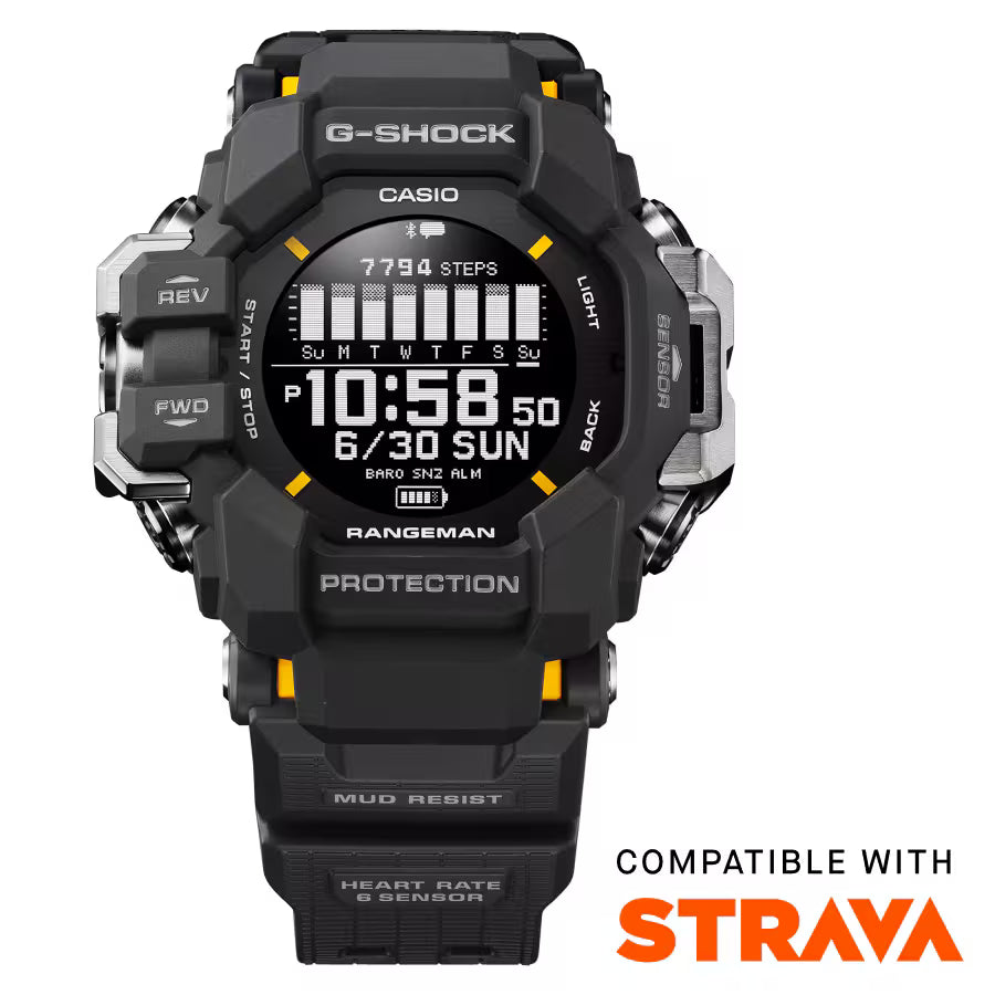 Casio G-Shock RANGEMAN Master of G Compatibile con Strava GPR-H1000-1ER