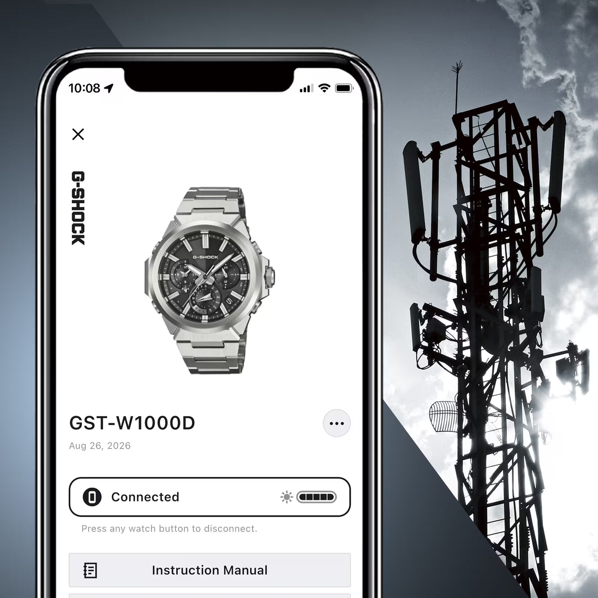 Casio G-Shock G-STEEL GST-W1000D-1A