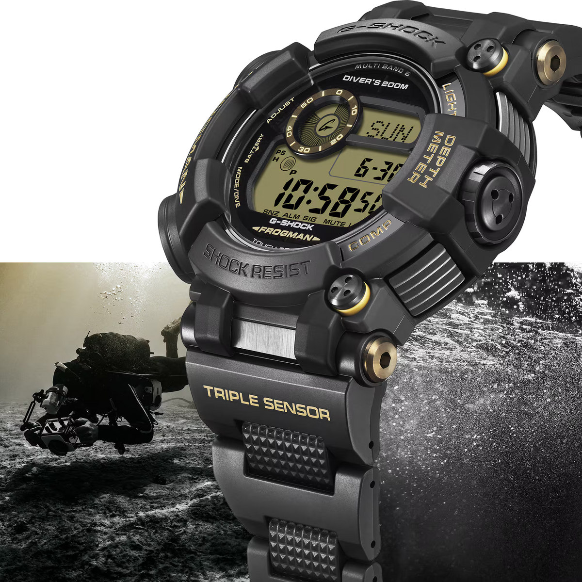 Casio G-Shock Master of G FROGMAN GWF-D1000BC-1