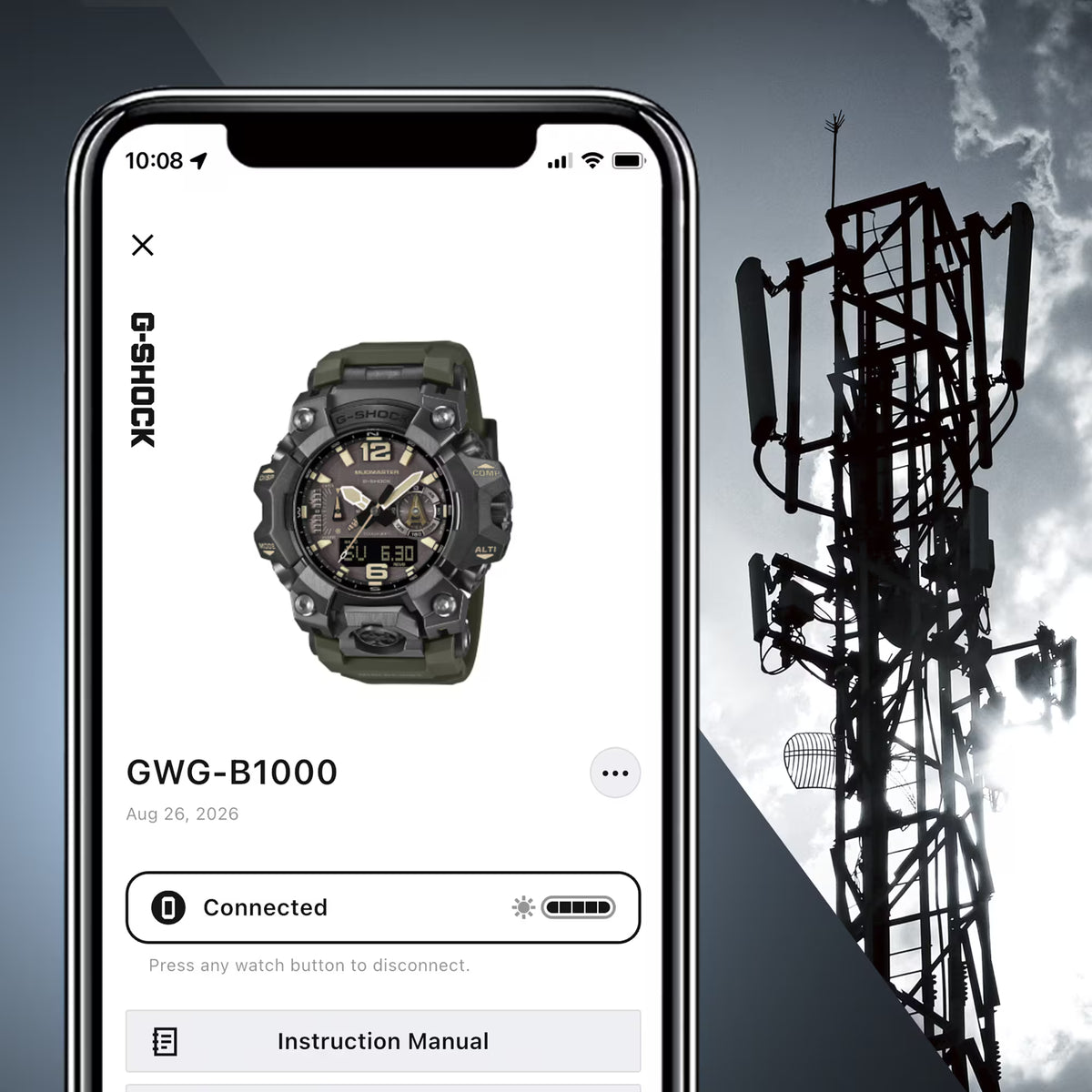 Casio G-Shock Master of G MUDMASTER GWG-B1000-1A3