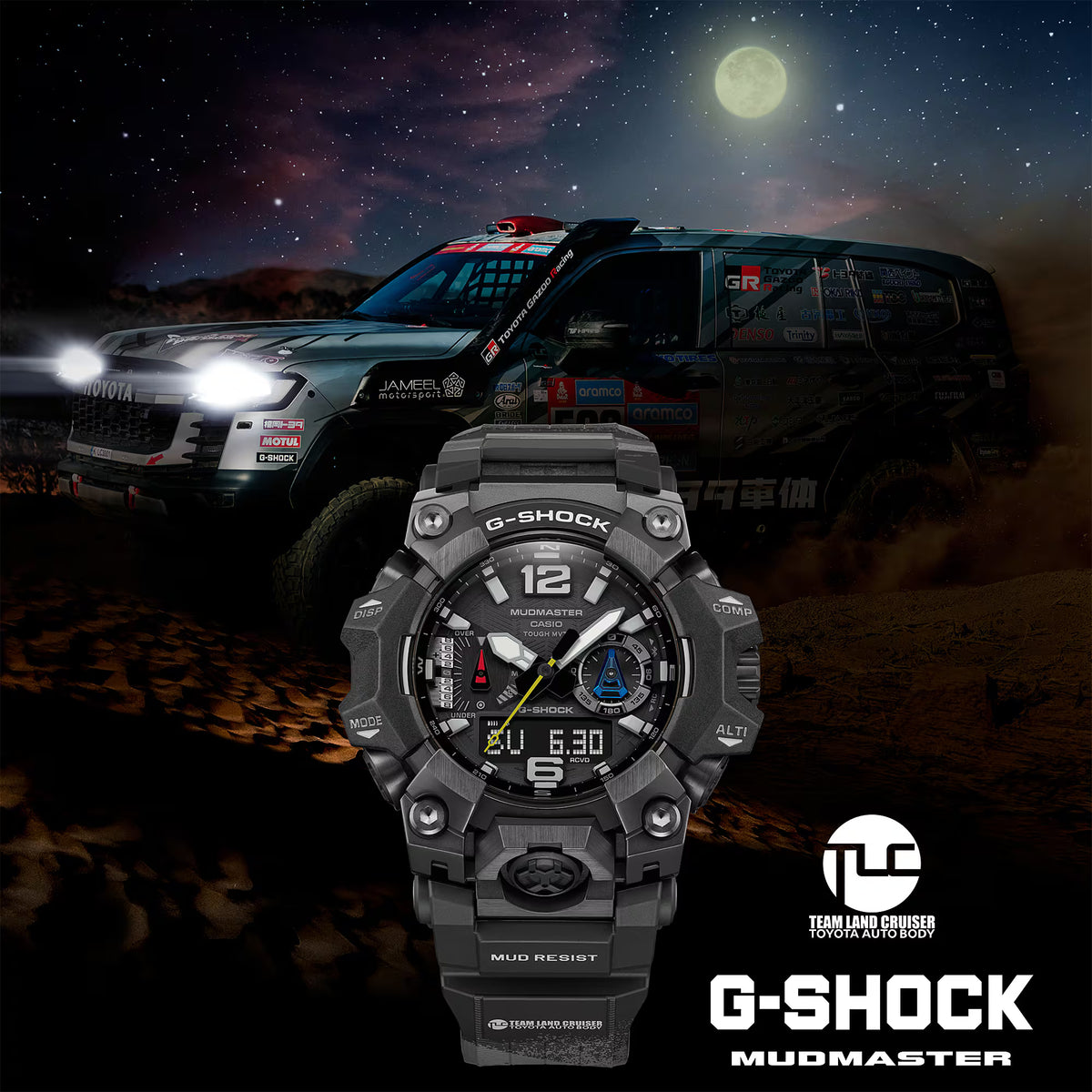 Casio G-Shock Master of G Toyota Land Cruiser (TLC) GWG-B1000TLC-1A