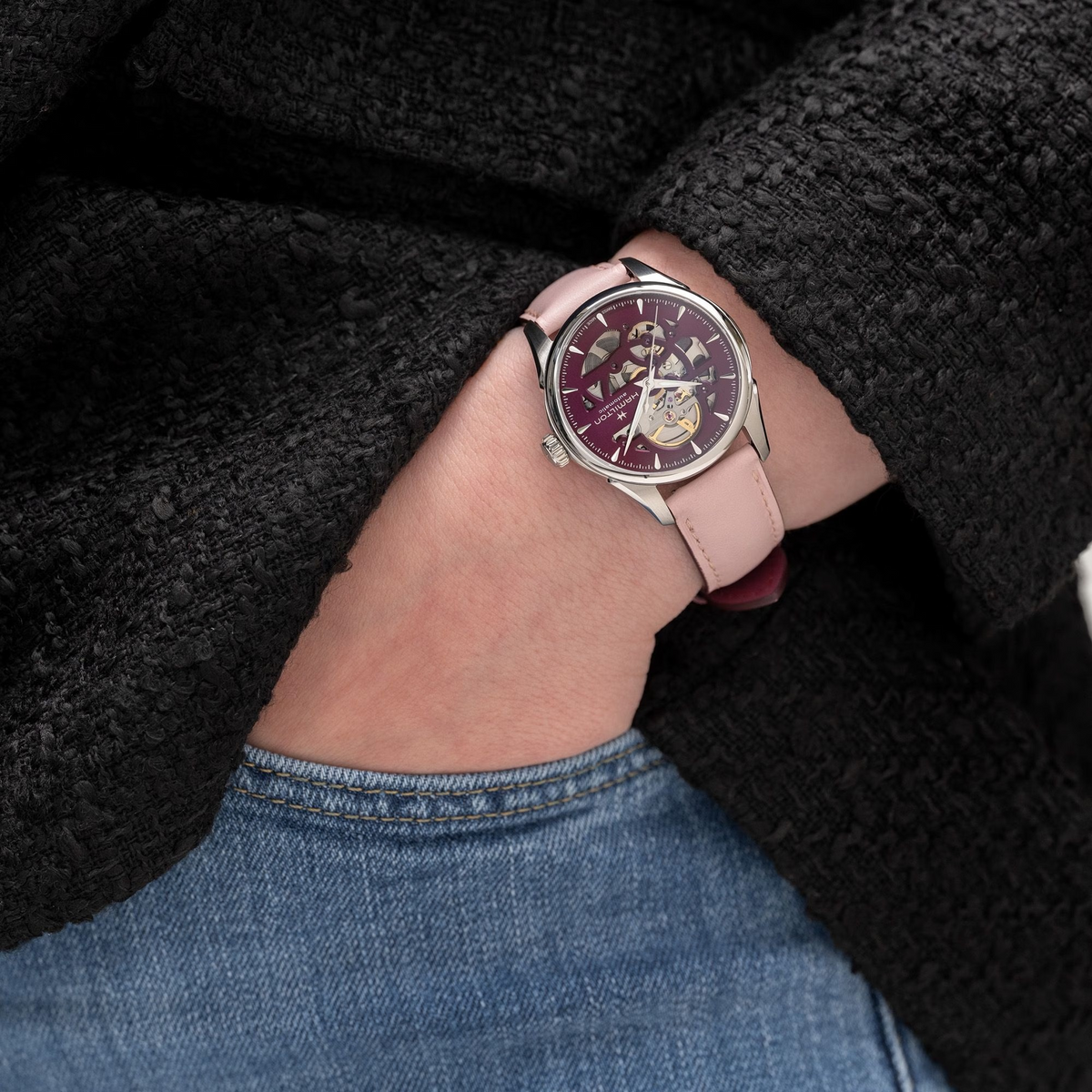 Hamilton Jazzmaster Skeleton Lady Auto 36mm H32265801