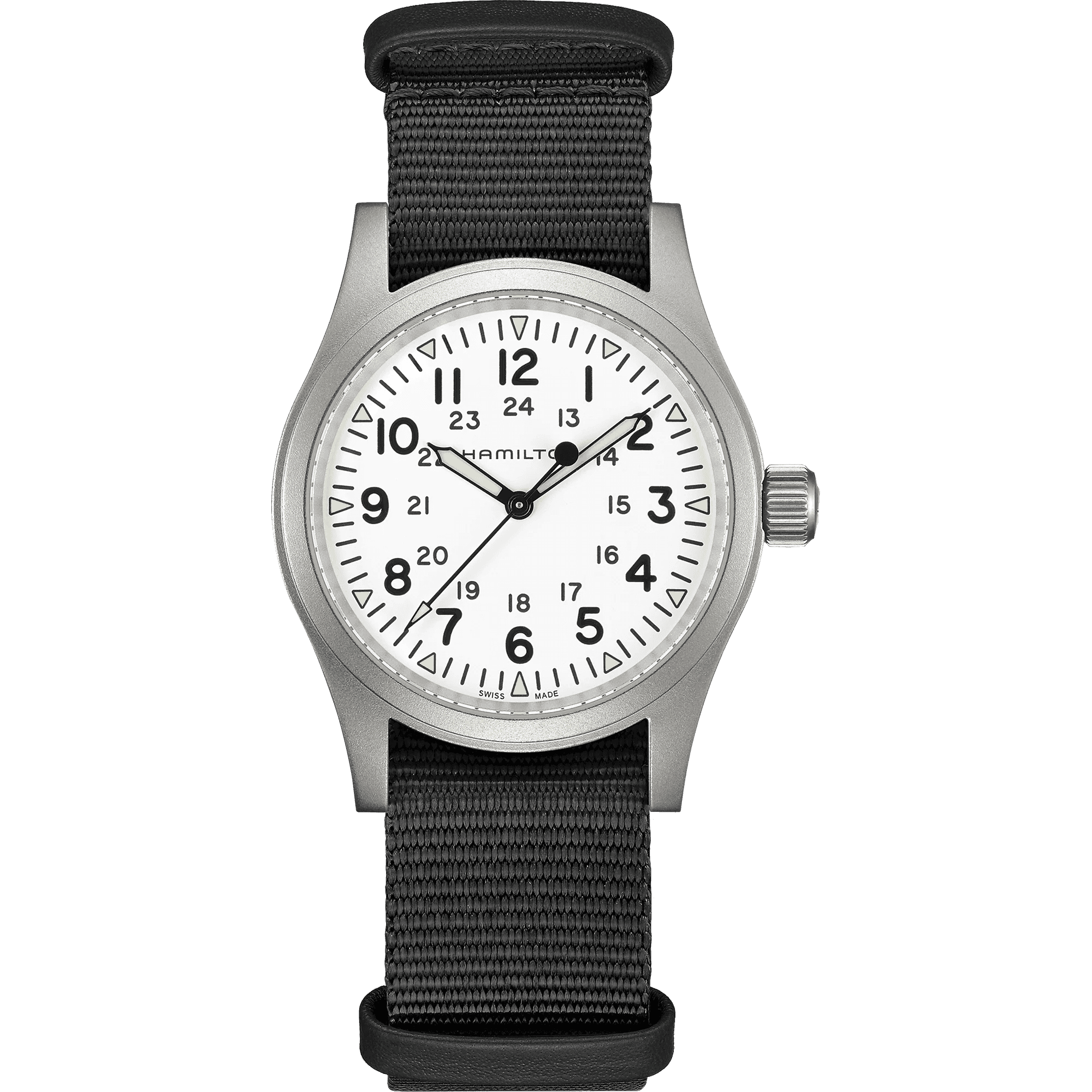 Hamilton Watches Cream Dial Hamilton Khaki Field Quartz 38mm Watch