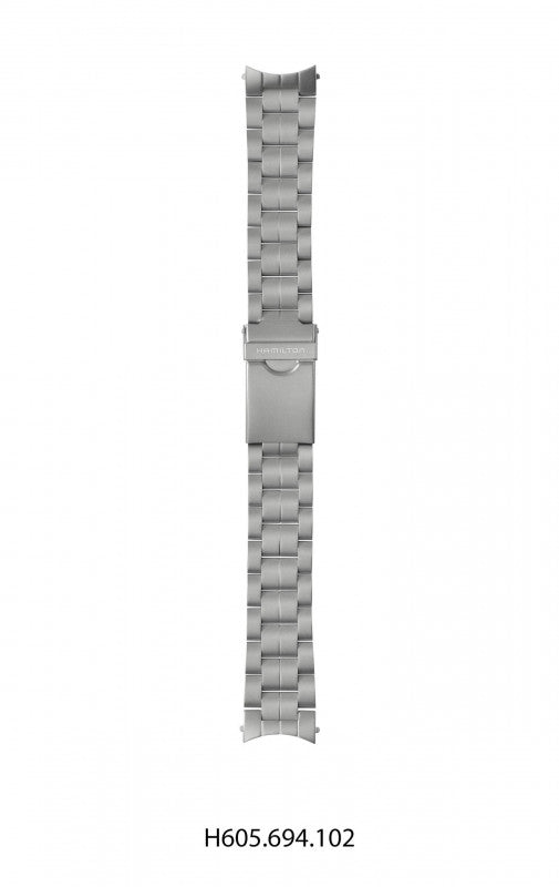 Bracciale Hamilton Acciaio per Khaki Meccanico H695.694.102