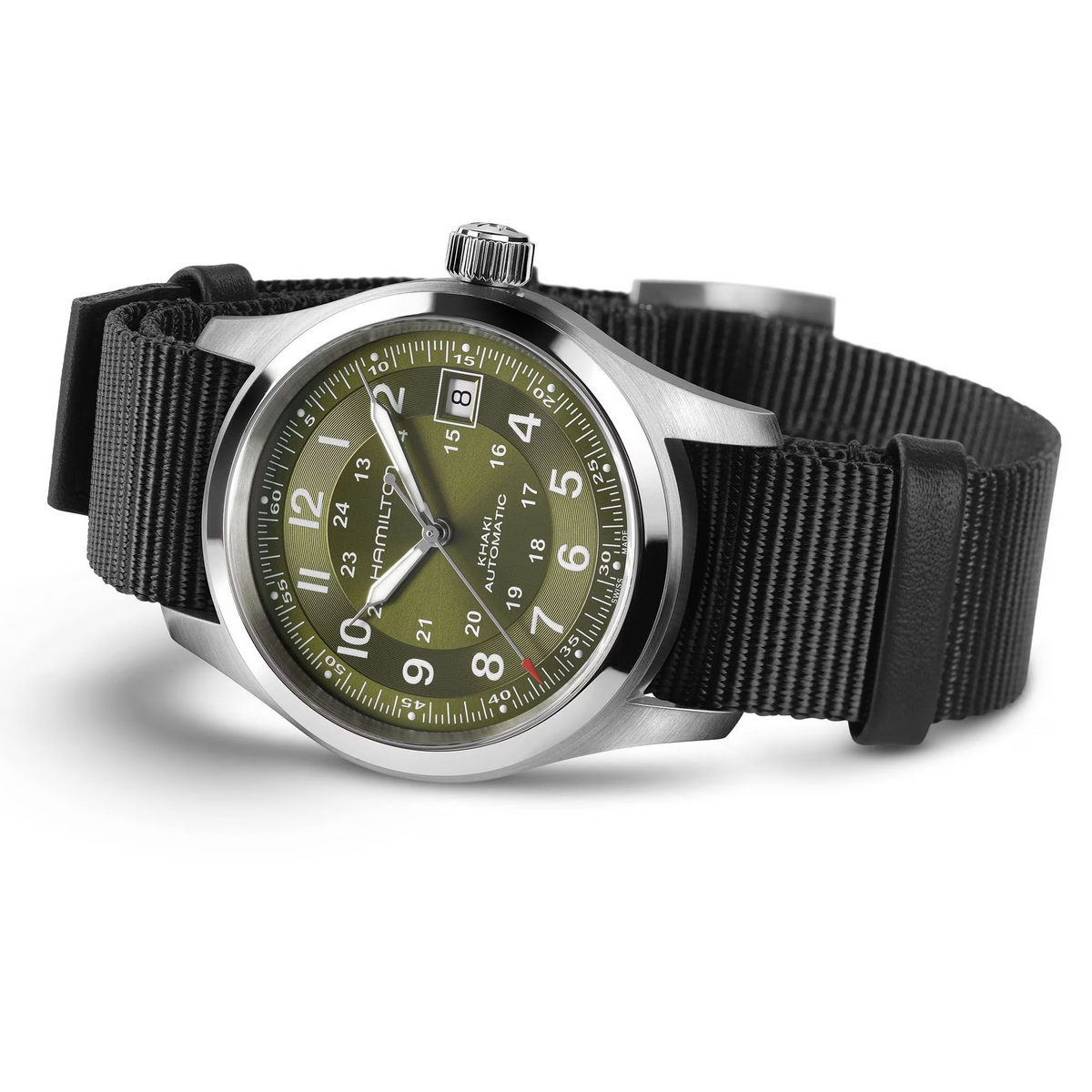 Hamilton Khaki Field Auto Verde 38mm H70455960
