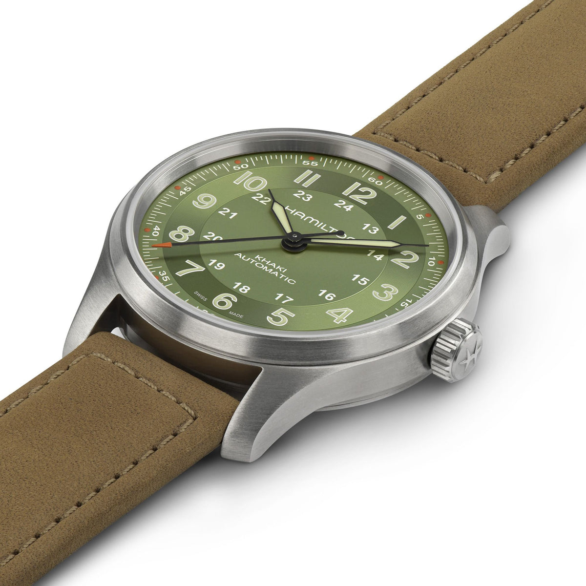 Hamilton Khaki Field Titanium Verde 42mm Auto H70545560