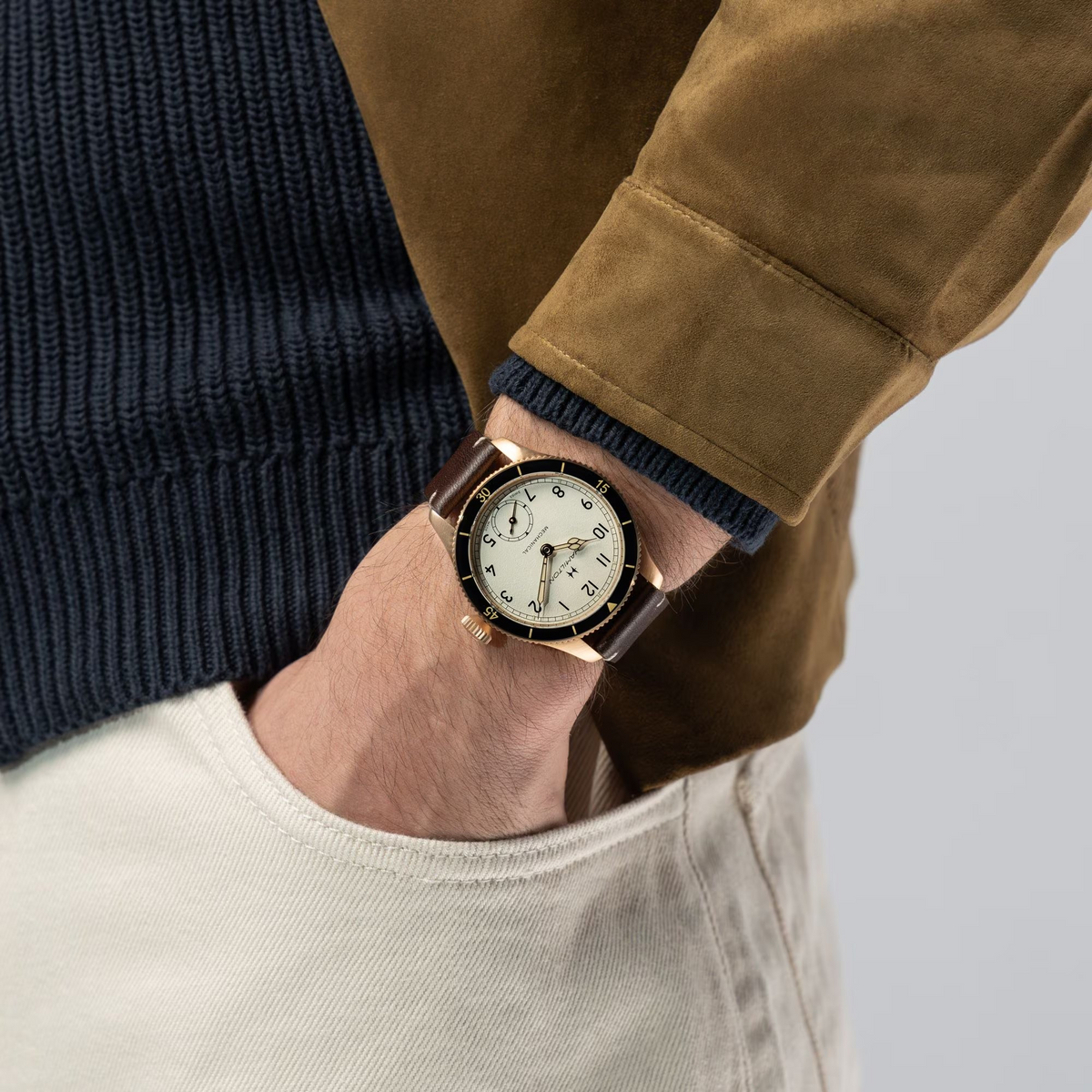 Hamilton Khaki Aviation Pilot Pioneer Bronzo 43mm H76709510