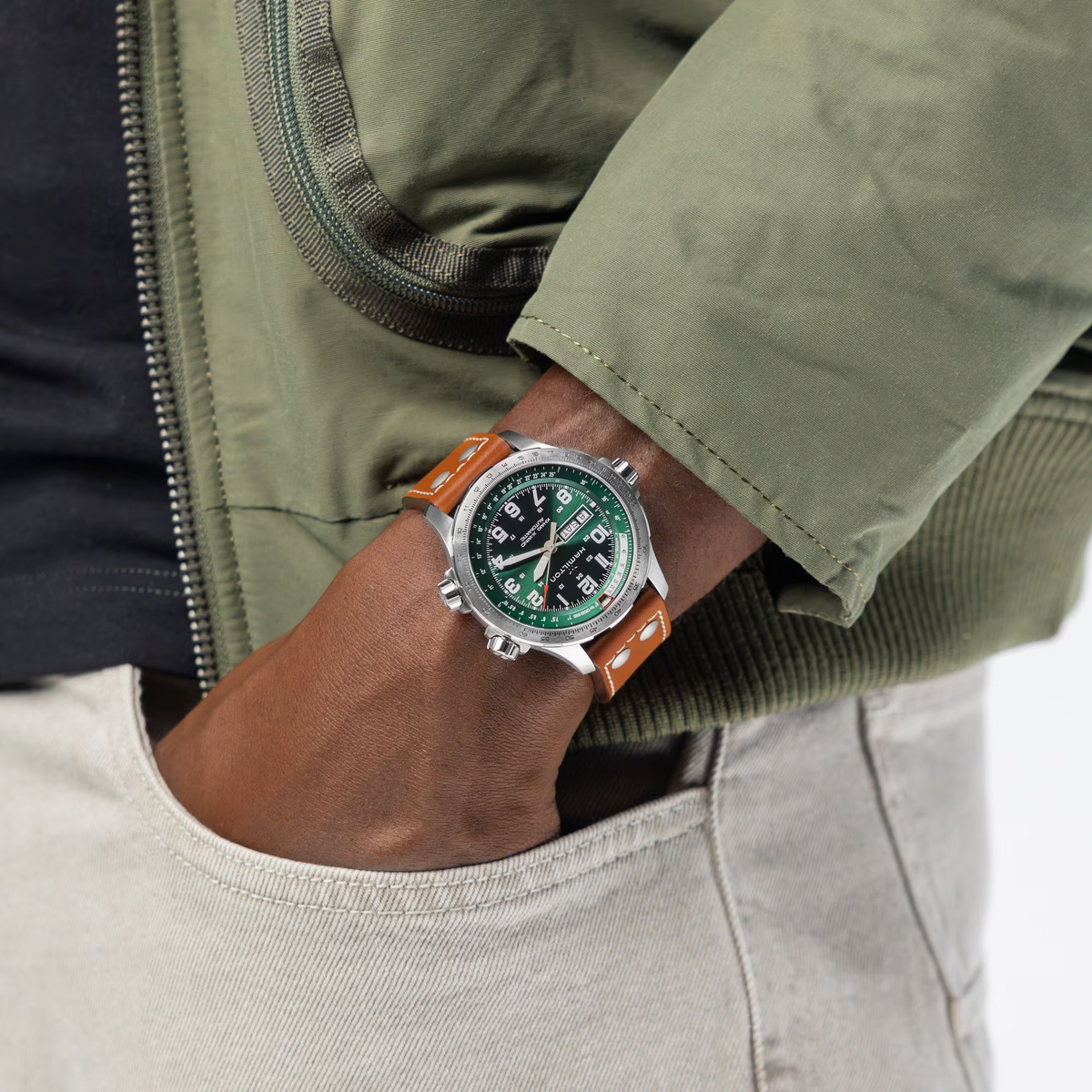 Hamilton Khaki Aviation X-Wind Day Date Auto H77735560