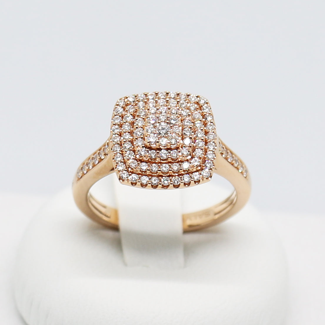 Rose gold ring with diamonds ct. 0.50 SALVINI 20088397