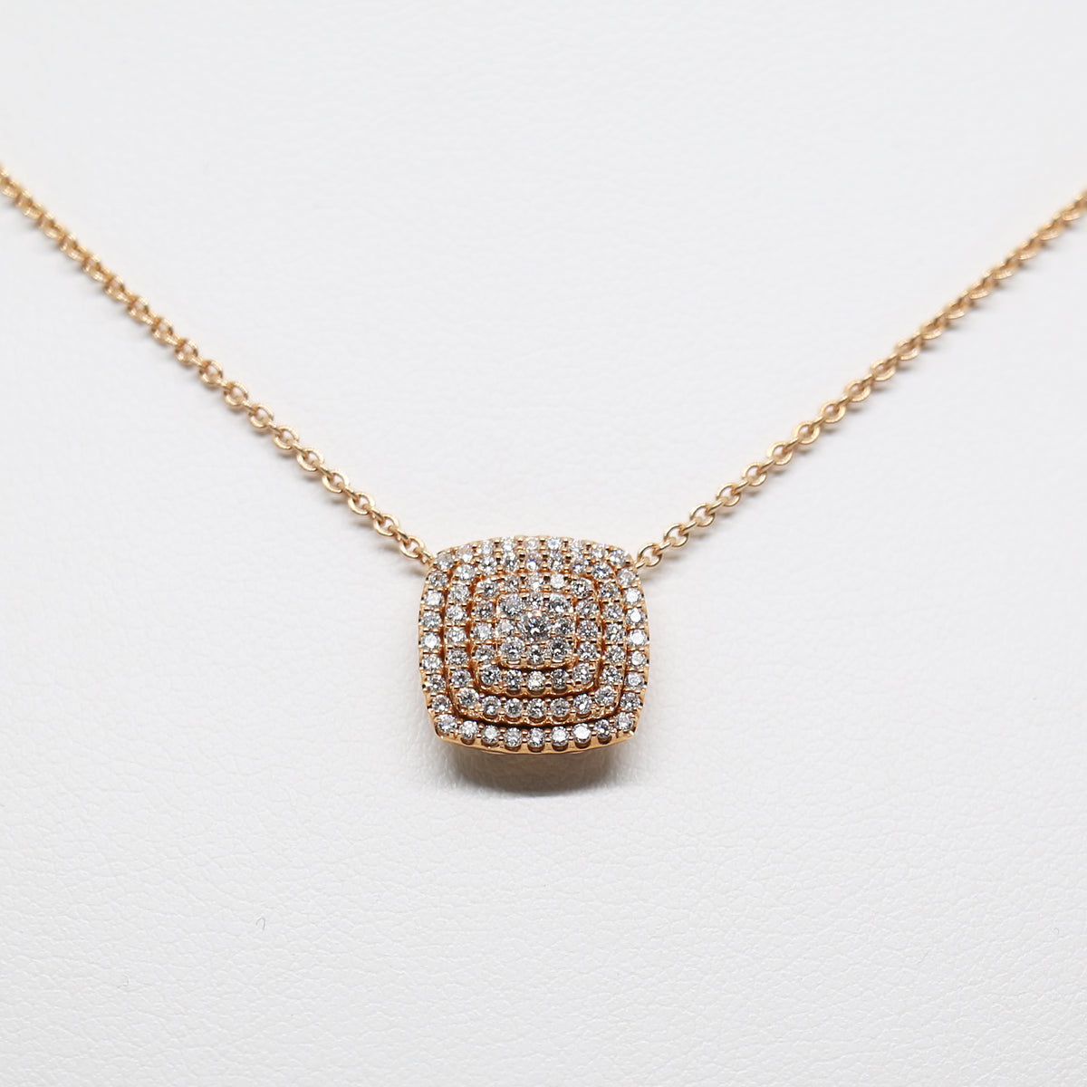 SALVINI rose gold necklace with diamonds 20088548