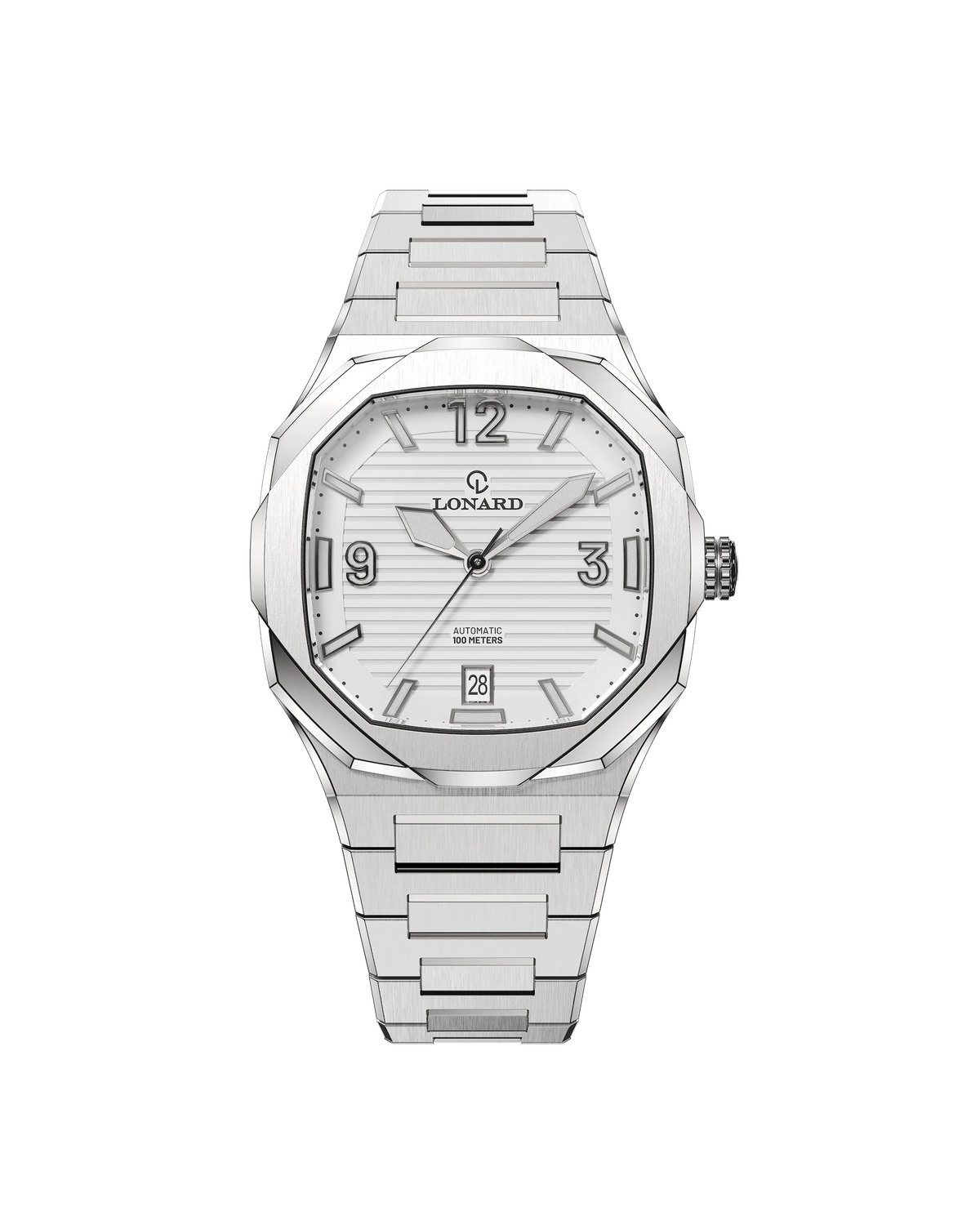 Lonard Infinity White Pearl 39mm