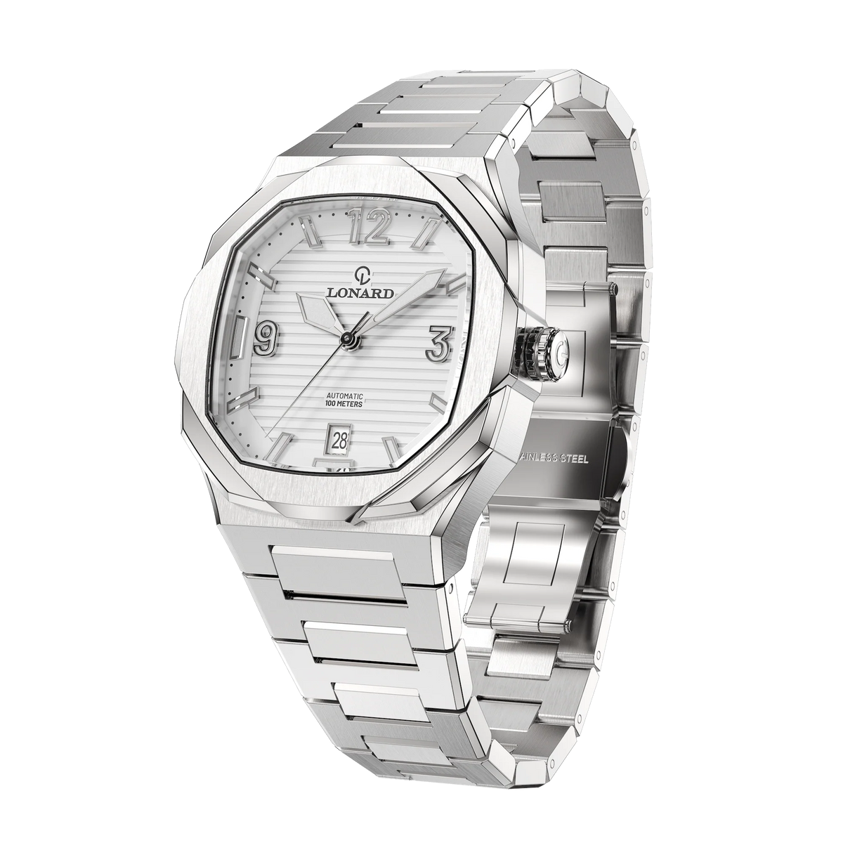 Lonard Infinity White Pearl 39mm