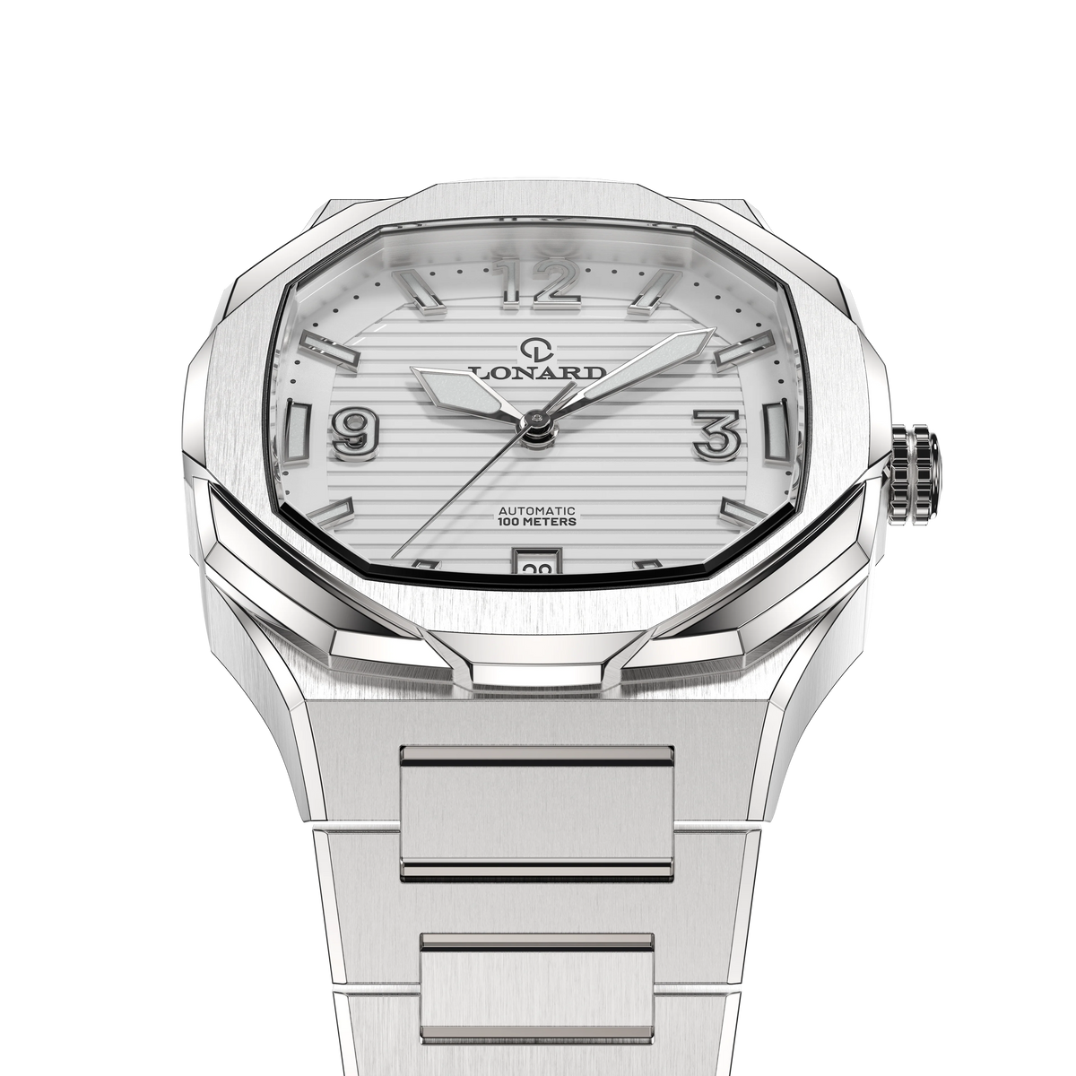 Lonard Infinity White Pearl 39mm
