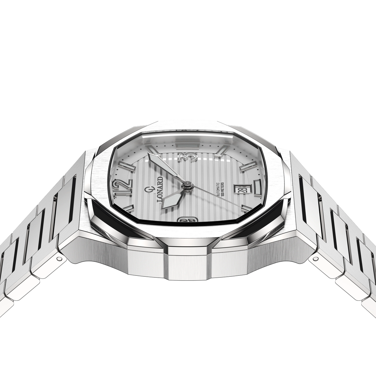 Lonard Infinity White Pearl 39mm