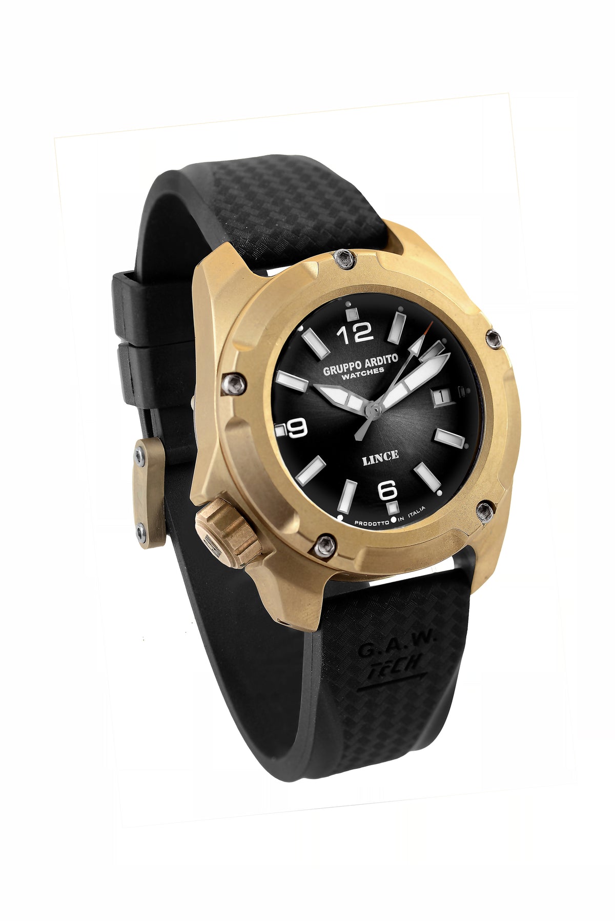 GAW Gruppo Ardito Watches Lince Bronzo Nero