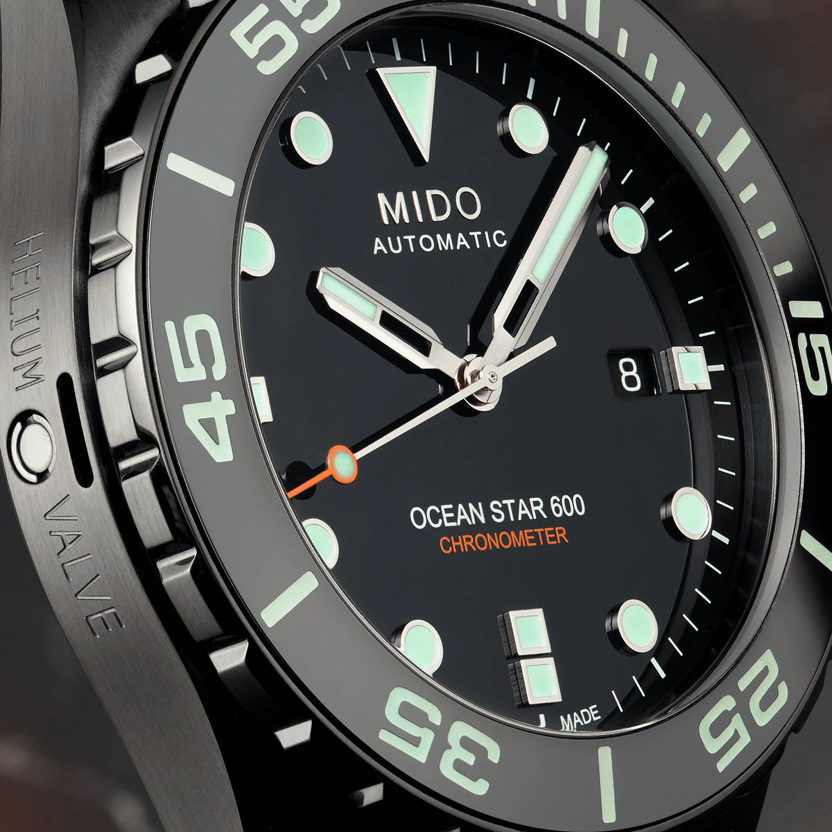 Mido Ocean Star Diver 600 43.5MM DLC Nero M026.608.33.051.00