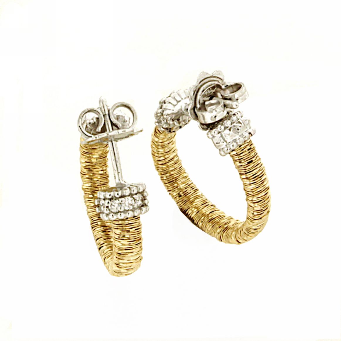 Piero Milano 750 gold earrings M4842RB3
