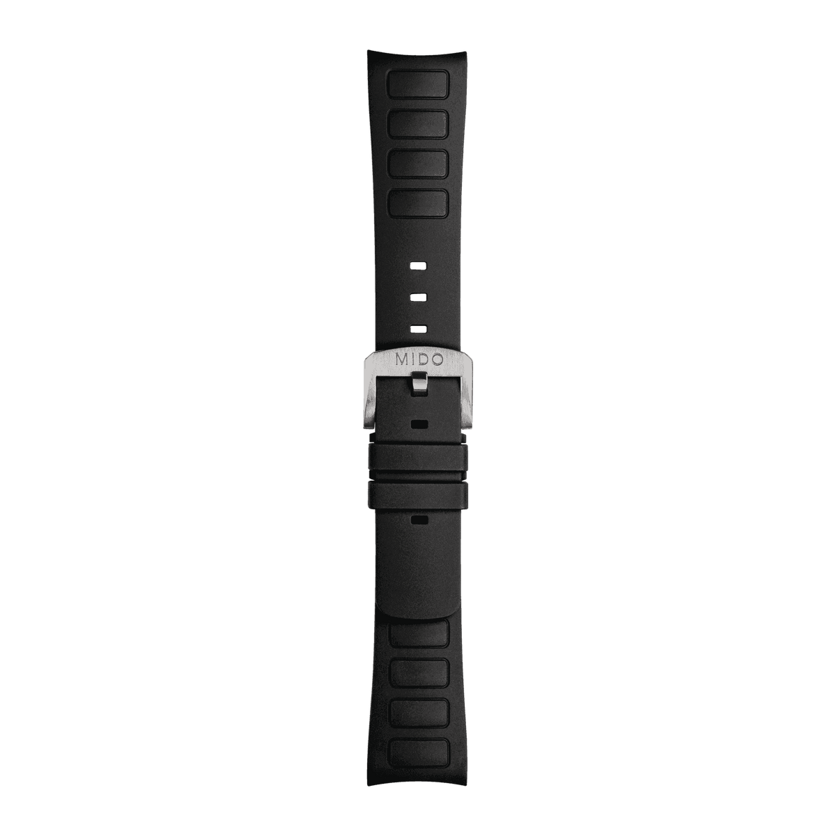 Mido Black Rubber Strap Multifort Tv Big Date M852018741