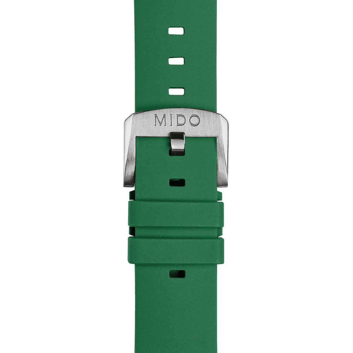 Mido Green Rubber Strap Multifort Tv Big Date M852019156