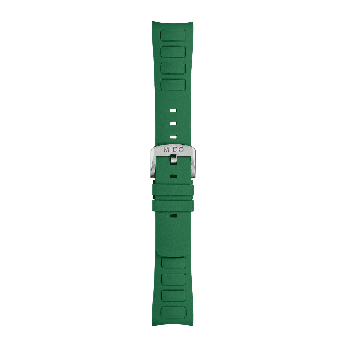 Mido Bracelet Caoutchouc Vert Multifort Tv Big Date M852019156