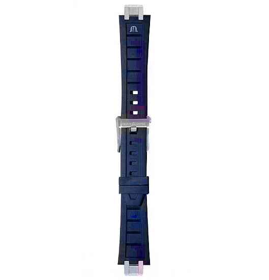 Original Maurice Lacroix Aikon 25mm Rubber Strap ML500-BLU 