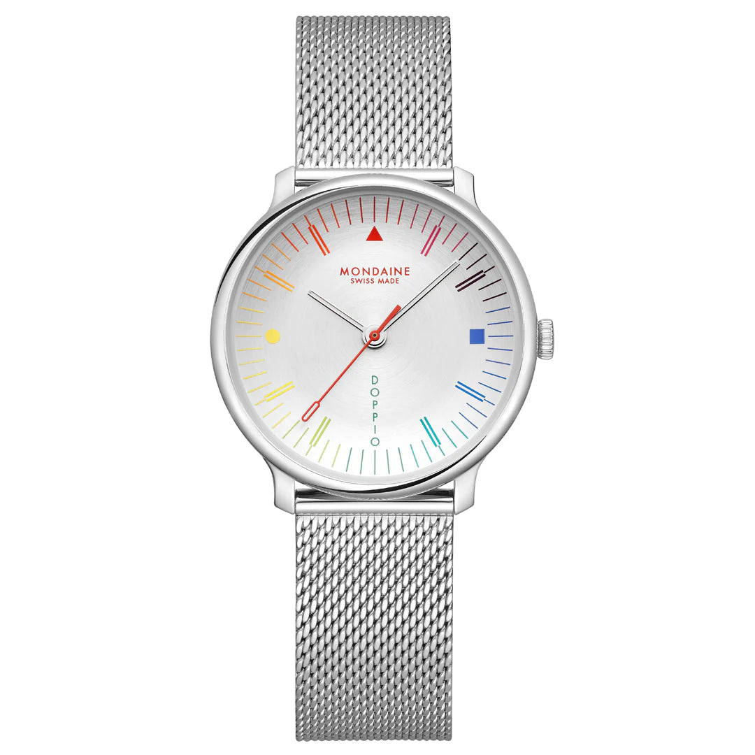 Mondaine Doppio Bauhaus 33mm MLE.33112.SM