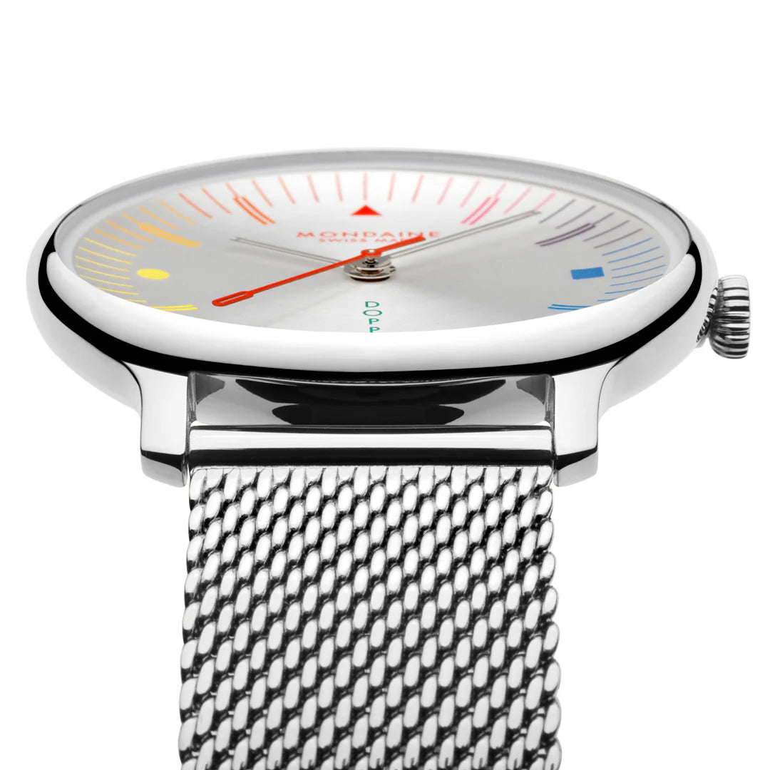 Mondaine Doppio Bauhaus 33mm MLE.33112.SM