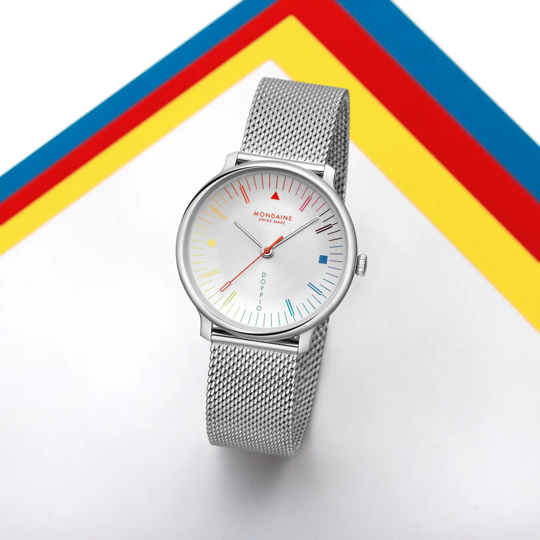 Mondaine Doppio Bauhaus 33mm MLE.33112.SM