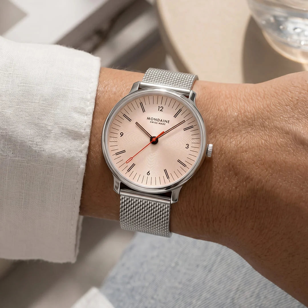 Mondaine Doppio Rose Gold 31mm MLE.33150.SM
