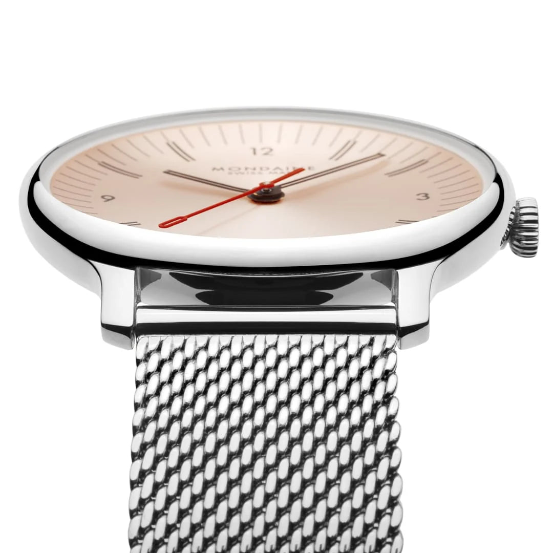 Mondaine Doppio Rose Gold 31mm MLE.33150.SM