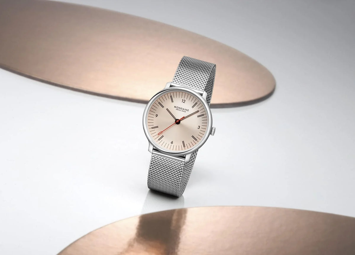 Mondaine Doppio Rose Gold 31mm MLE.33150.SM