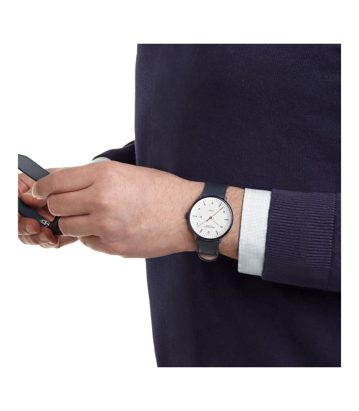 Mondaine Double Solar 41mm MLE.41910.LQV