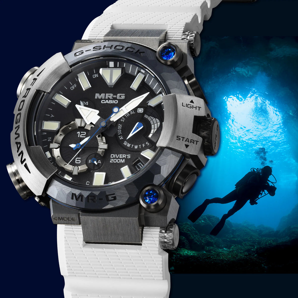 Casio G-SHOCK MR-G Frogman Limited Edition MRG-BF1000EB-1A