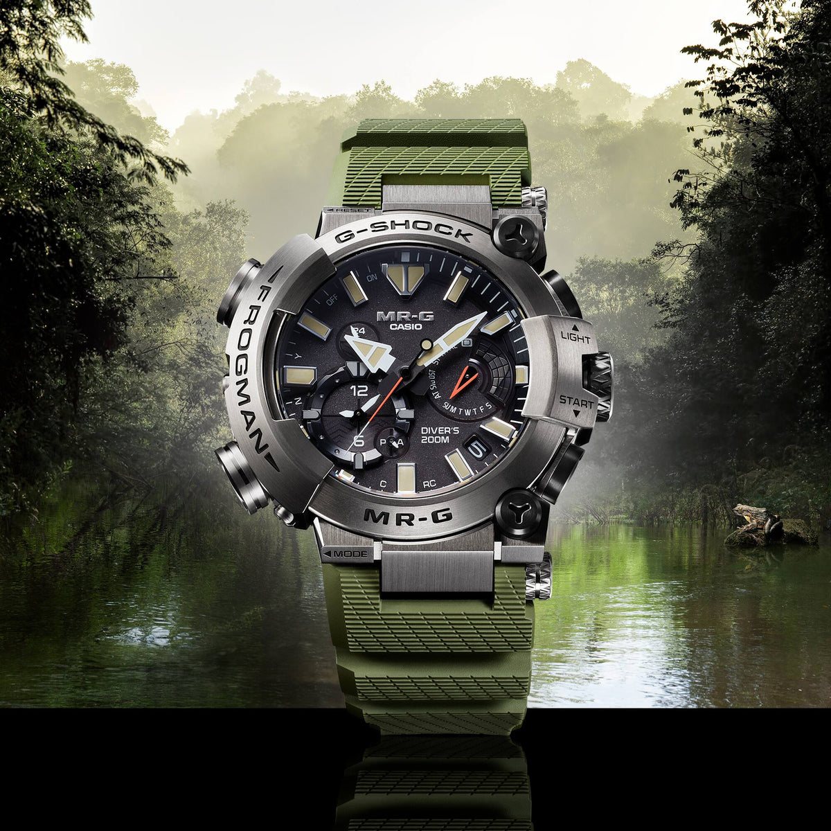 Casio G-SHOCK MR-G Serie Goliath Frogman MRG-BF1000RG-3ADR