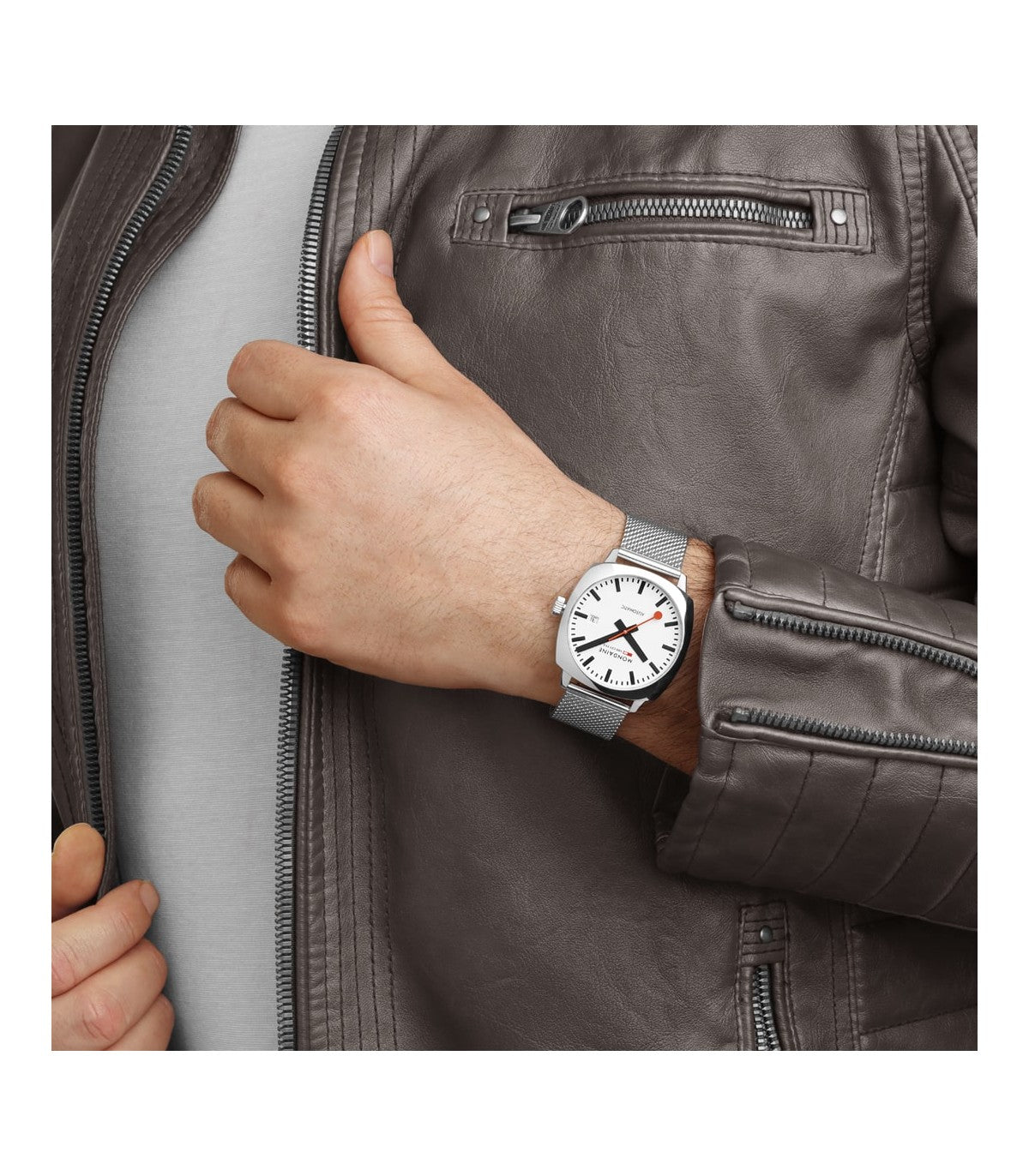 Mondaine Automatic Cushion Bianco 39mm MSL.3961B.SM