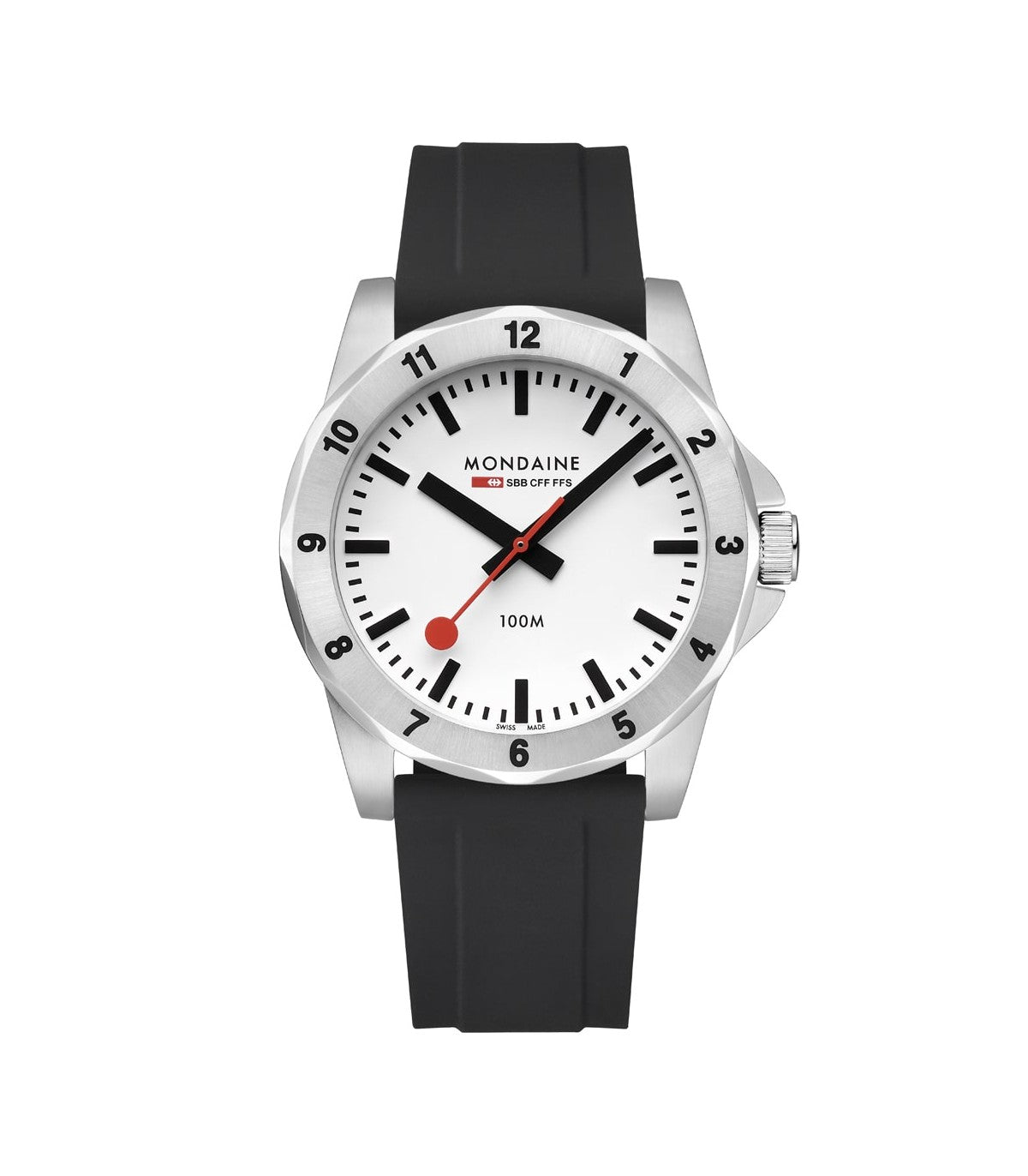 Mondaine Numbers White 42mm MSN.4211B.RB