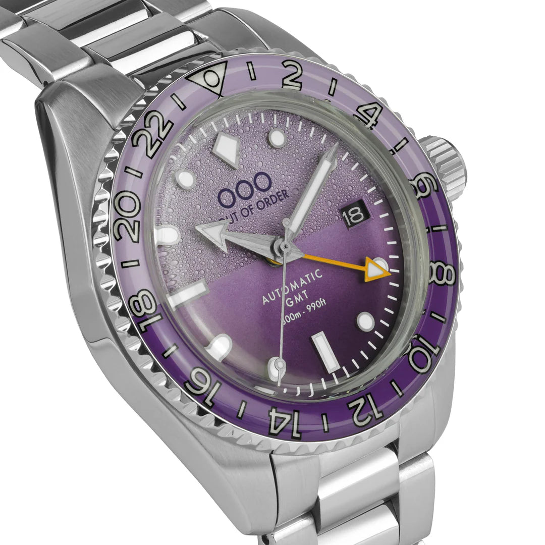 OOO Shaker Dark Violet Automatic gmt Ultra Brushed OOO.001-25.LA.SS