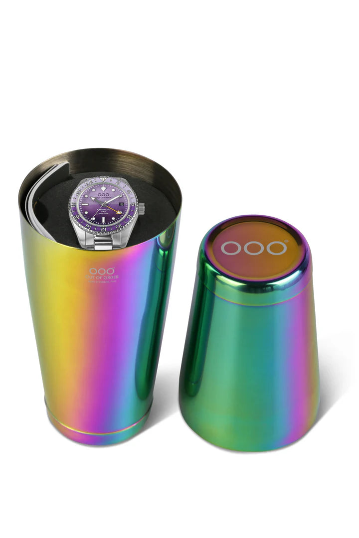 OOO Shaker Violet Foncé Automatique gmt Ultra Brossé OOO.001-25.LA.SS