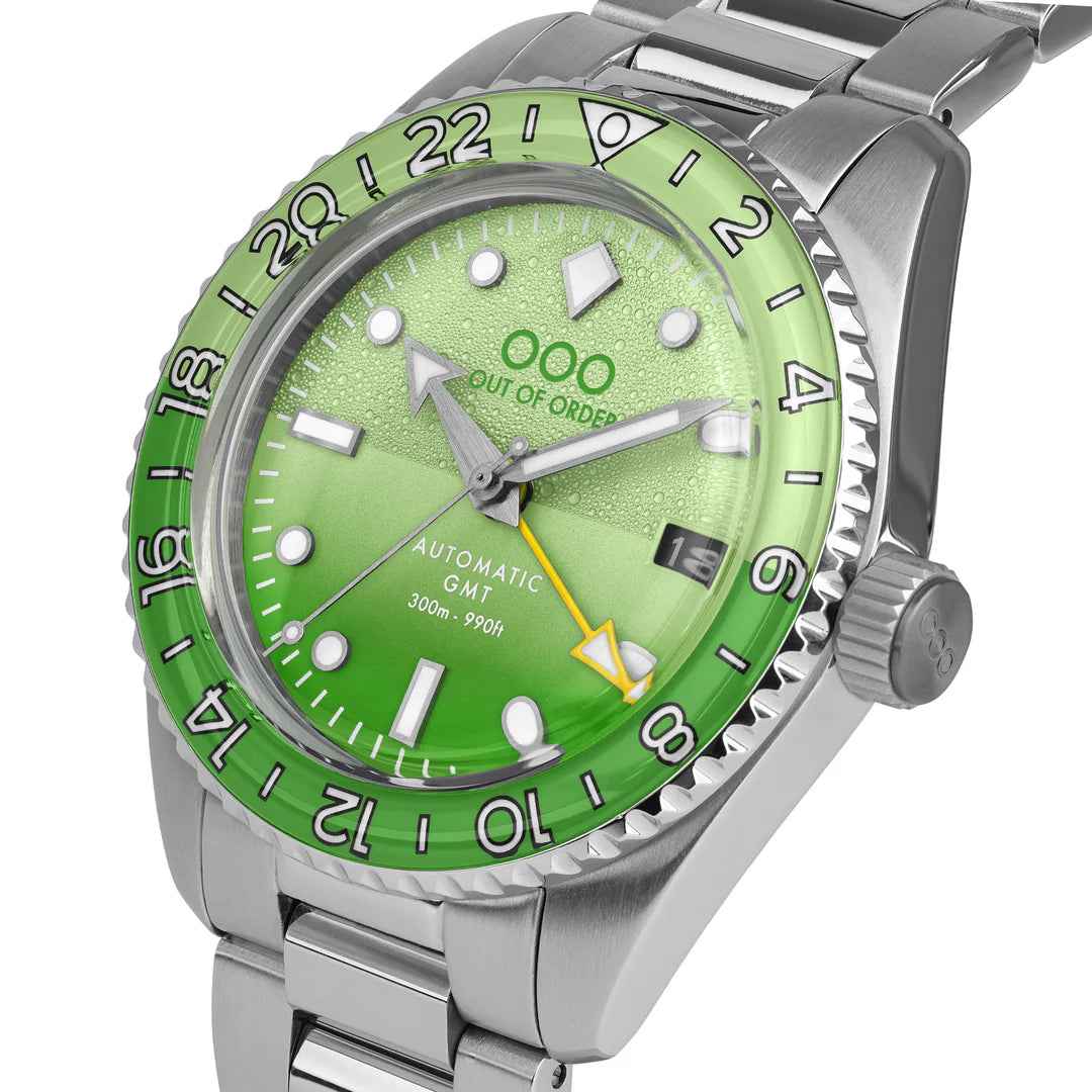 OOO Shaker Midori Automatic gmt Ultra Brushed OOO.001-25.MI.SS 